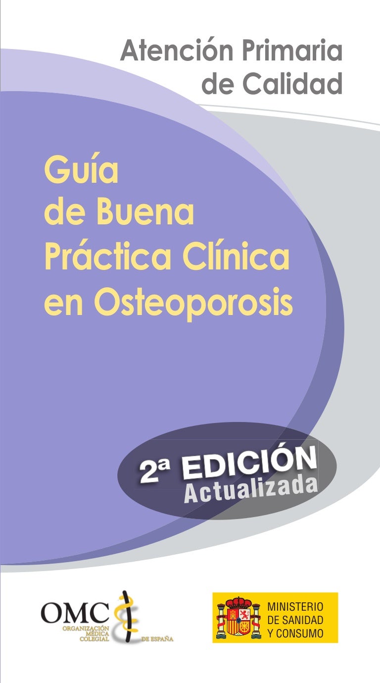 Guia de practica clinica para osteoporosis